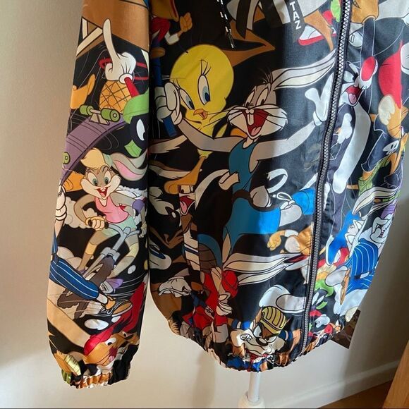 Looney Tunes X Members Only character pattern windbreaker jacket - NWT - Picture 3 of 16